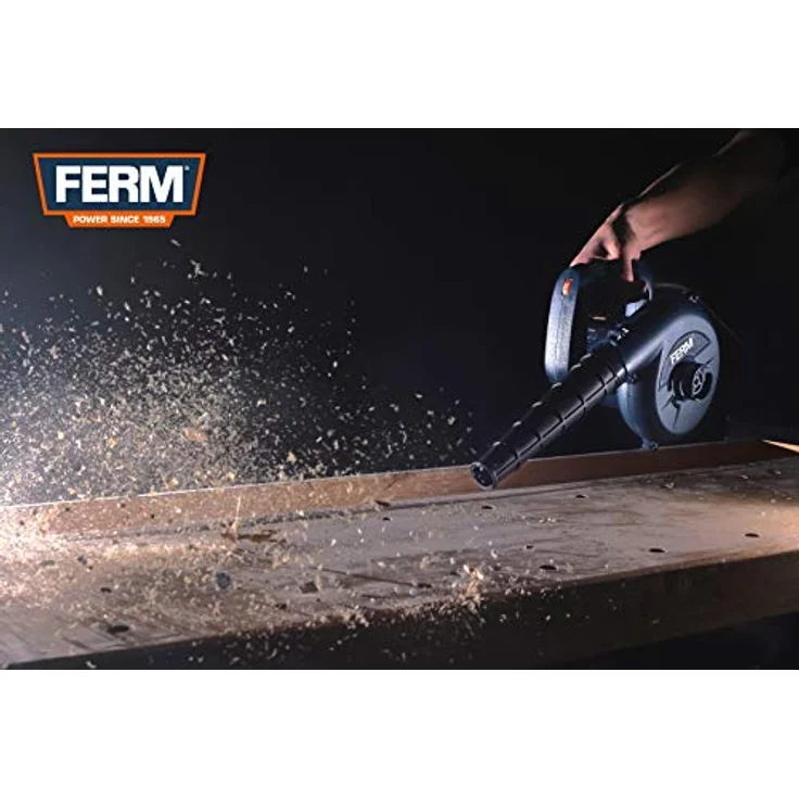 FERM Elektro-Gebläse EBM1003, 400 W mit variabler Geschwindigkeit und Staubsaugerfunktion, 3 m Kabel – Bild 7