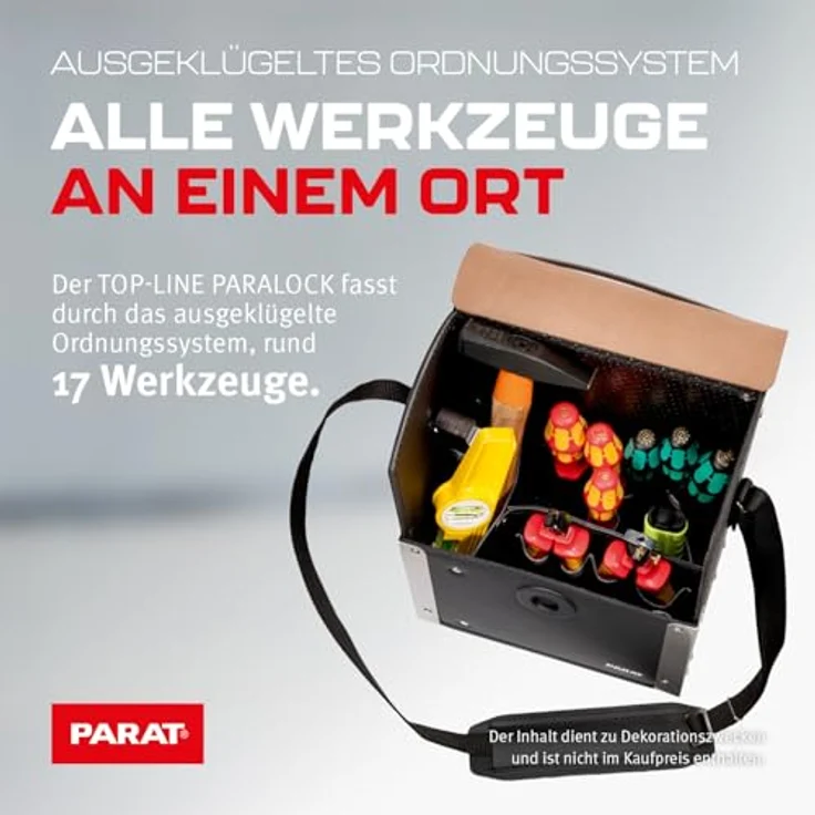 Parat Werkzeugtasche aus Rindleder 230 x 140 x 300 mm m (30200581) – Bild 7