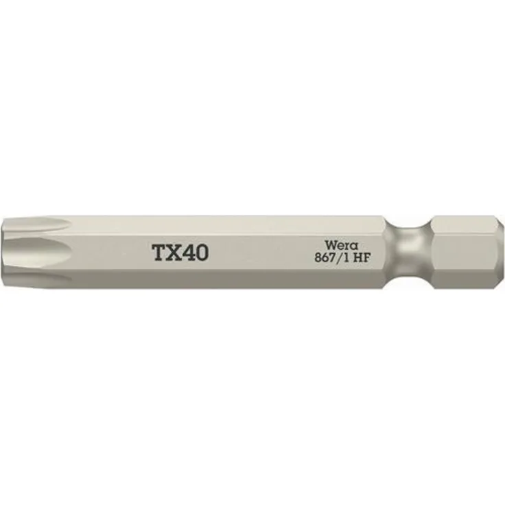 Televes Steinbohrer Wera Bit 867 TORX® HF 1/4 Zoll TX 40 L.50mm o.Farbleitsystem