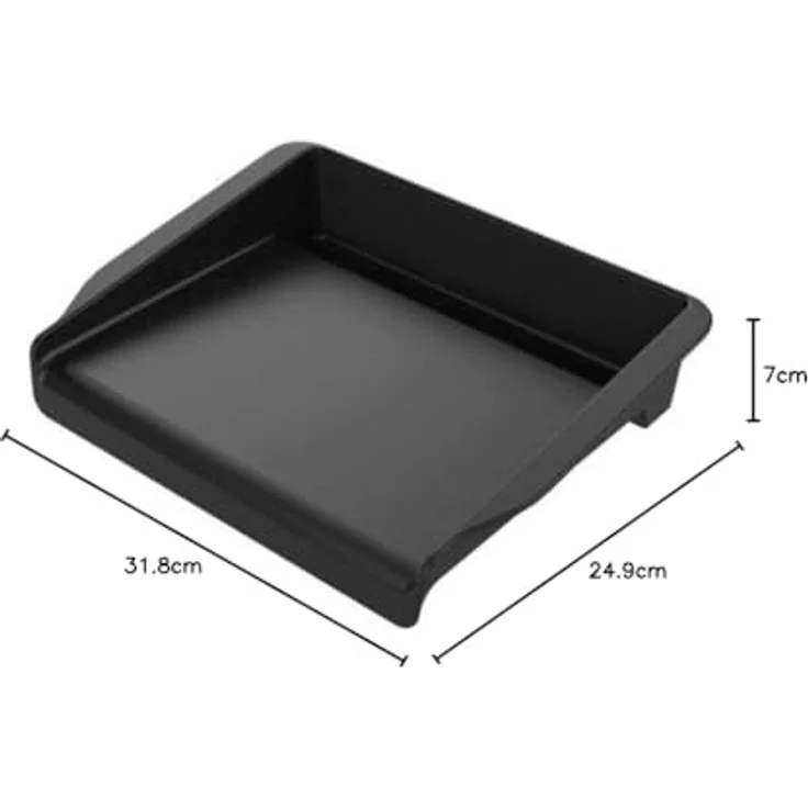 Weber Grillplatte, vielseitige Grillplatte für Frühstück und Grillgerichte, schwarz – Bild 4