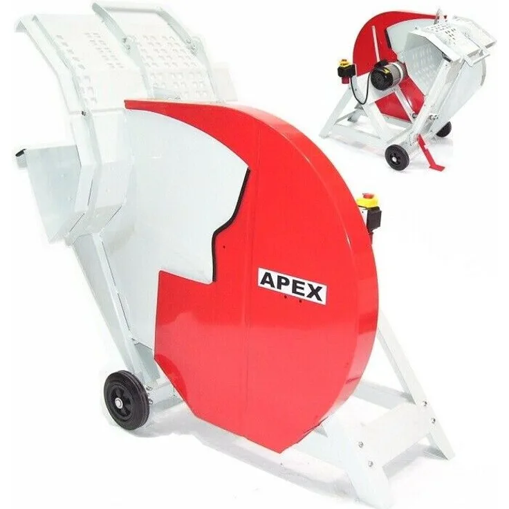 Apex Wippsäge CL-700, 700 mm Hartmetallblatt, 7 kW Leistung, ideal für Brennholzverarbeitung, stabiles Fahrwerk