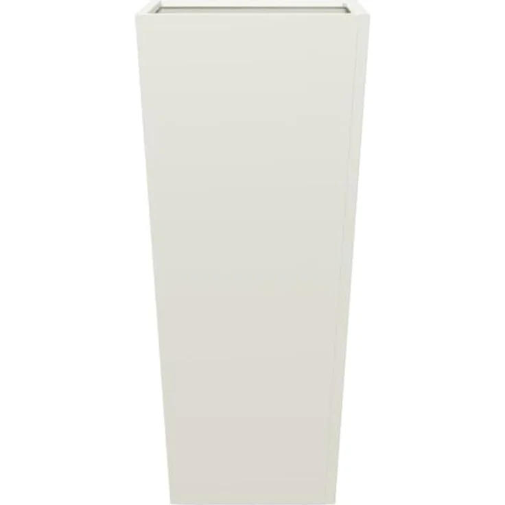 vidaXL Pflanzkübel Weiß 35x35x75 cm Stahl, Robust und geräumig für Garten und Terrasse – Bild 5
