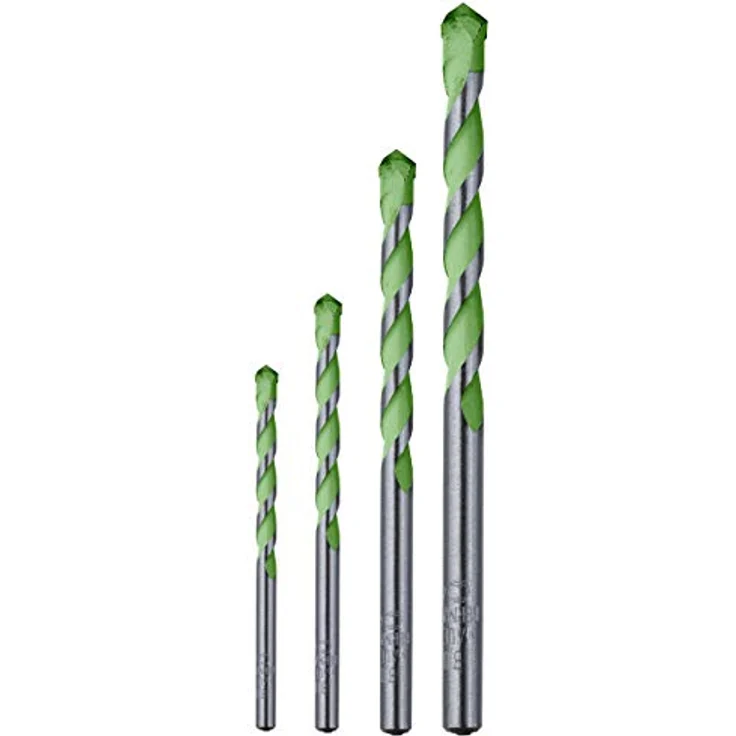 kwb AKKU TOP Hardcut Granitbohrer-Kassette – 4 teiliges Steinbohrer-Set, diamantgeschliffen, Ø 5-10 mm, Made in Germany – Bild 2