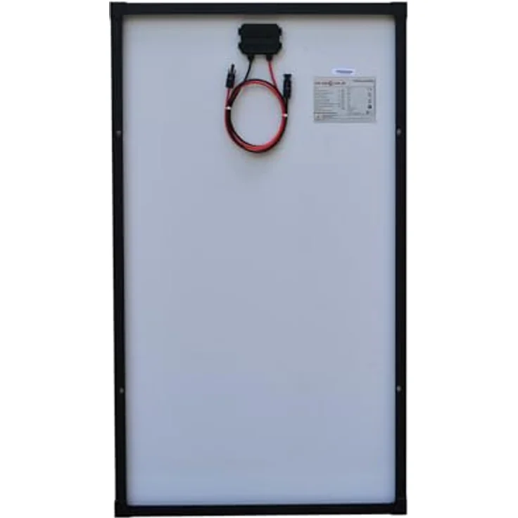 EnjoySolar monokristallines Solarpanel 150W 12V, schwarzer Rahmen, 158,75 mm PERC-Zellen, 0% MwSt. – Bild 3