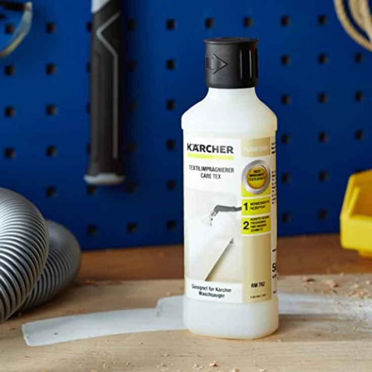 Kärcher Textilimprägnierer Care Tex RM 762 (500 ml, schutzabweisender Schutzfilm, für Teppiche, Polster und Autositze, kompatibel mit Kärcher SE) – Bild 3