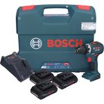 Bosch Professional 18V System GSR 18V-55 Akku-Bohrschrauber (inkl. 3x 4,0 Ah ProCORE Akku, GAL 18V-40 Ladegerät, in L-Case)
