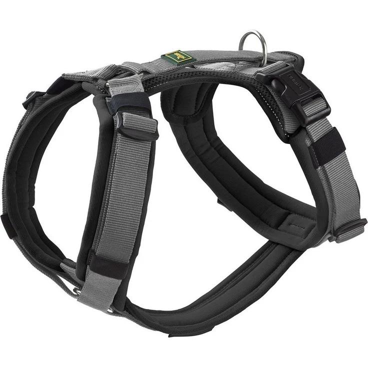 Hunter Norwegergeschirr Maldon Up, Komfortables und reflektierendes Hundegeschirr in Schwarz - Preisvergleich – Bild 1