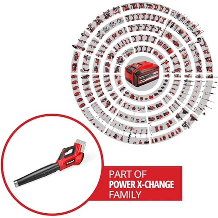 Einhell Akku-Laubbläser Professional GP-LB 36/230 Li E BL-Solo, 36 V Twin-Pack, bürstenloser Motor, 890 m³/h Blasleistung, ergonomisches Design, ohne Akku und Ladegerät – Bild 2