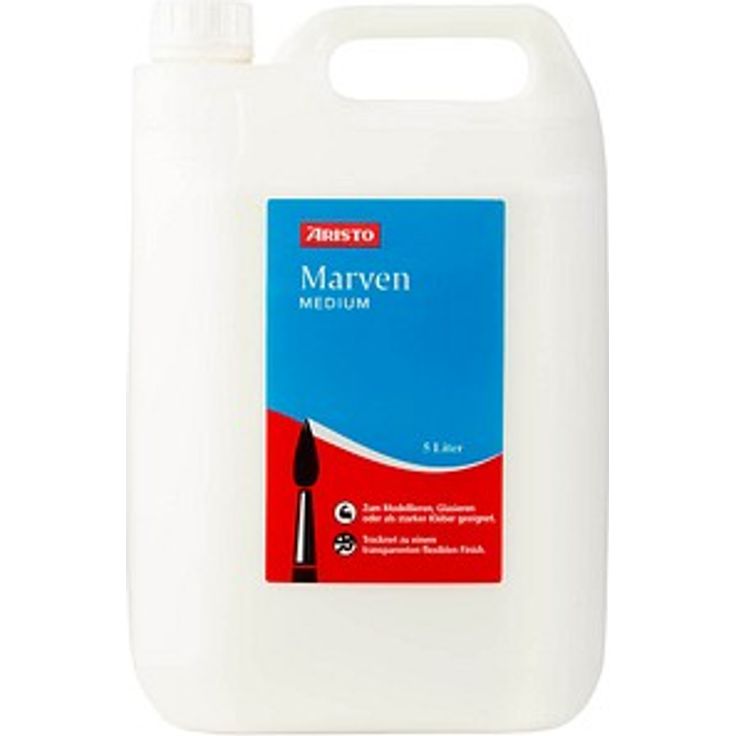 ARISTO Marven Medium Bastelkleber, lösungsmittelfreier Allround-Kleber für präzise Bastelprojekte, 5,0 l