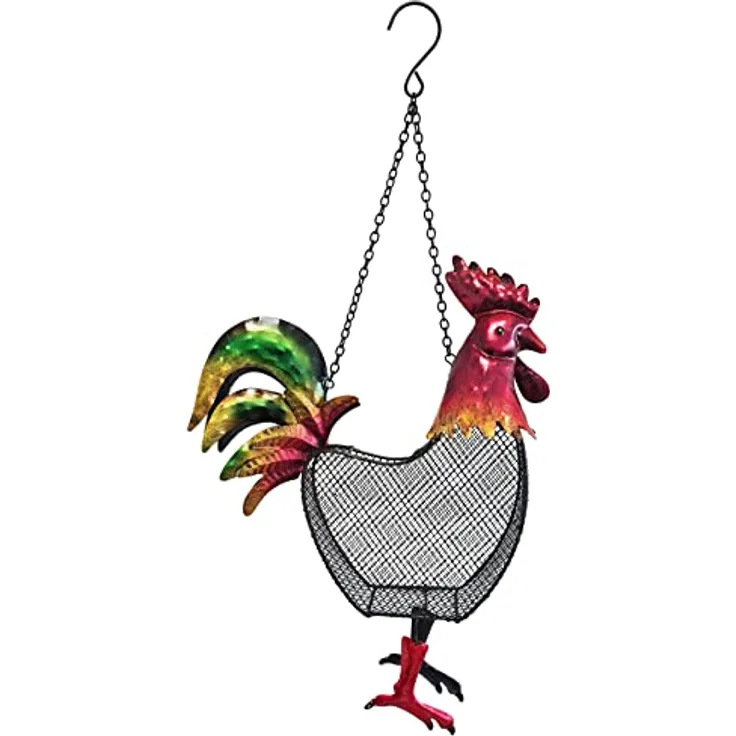 ABC Home | Futterstelle für Vögel | Hahn | 35 cm H