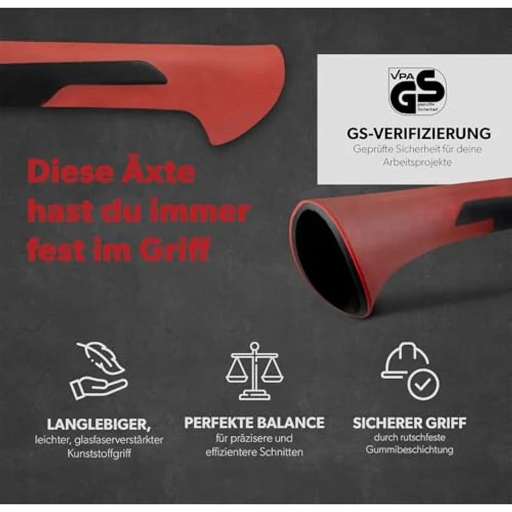 siwitec Axt Set SN-80 & SN-250 inkl. Schutzhülle und optional Axt-Schärfer, 4-in-1 Schärfer erhältlich – Bild 5