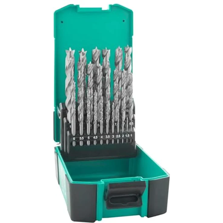 Ent European Norm Tools - ENT 25-tlg. HSS-G Holzbohrer-Set - 1 - 13 mm – Bild 2