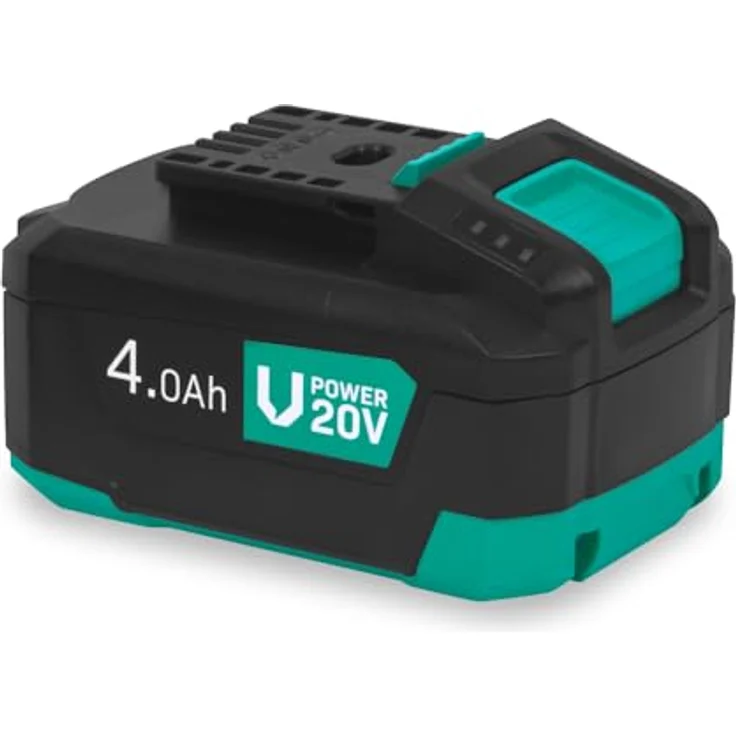 VONROC 20V Akku, Akku-Plattform mit Lithium-Ionen Technologie, USB-C Anschluss und ECP-Schutz, 4,0Ah – Bild 1