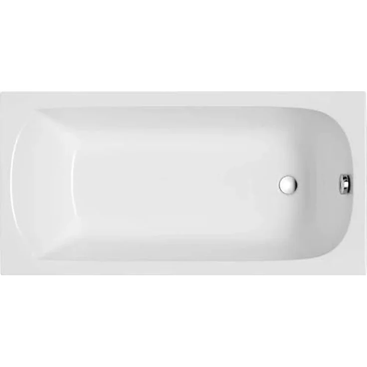KOLMAN Badewanne CLASSIC, Rechteck 180 x 80 cm, Acryl mit Styroporverkleidung, inkl. Ablauf und Füße, rutschfest, antibakteriell, kratzfest, schneeweiß – Bild 3