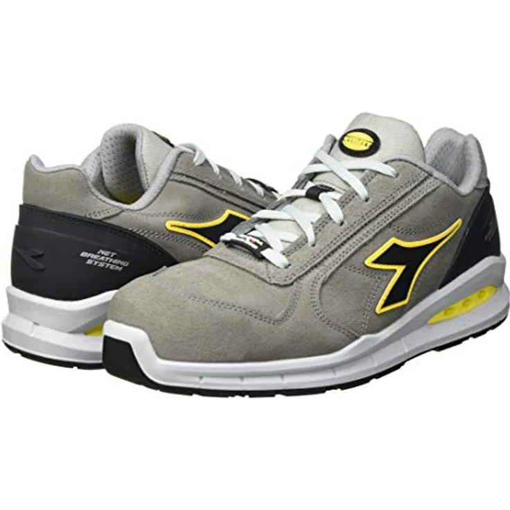 Diadora Utility Arbeitsschuh Run Net Airbox Low S3 SRC, rutschfest, atmungsaktiv, grau – Bild 7