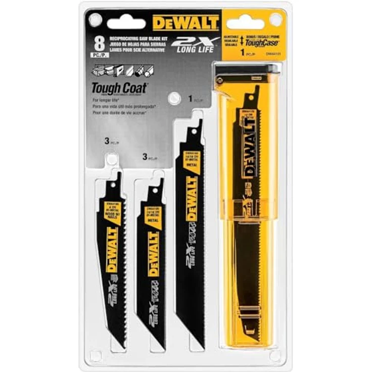 Dewalt dwa4101 Bi-Metall 2 x Säbelsägeblatt Set, 8-teilig – Bild 4