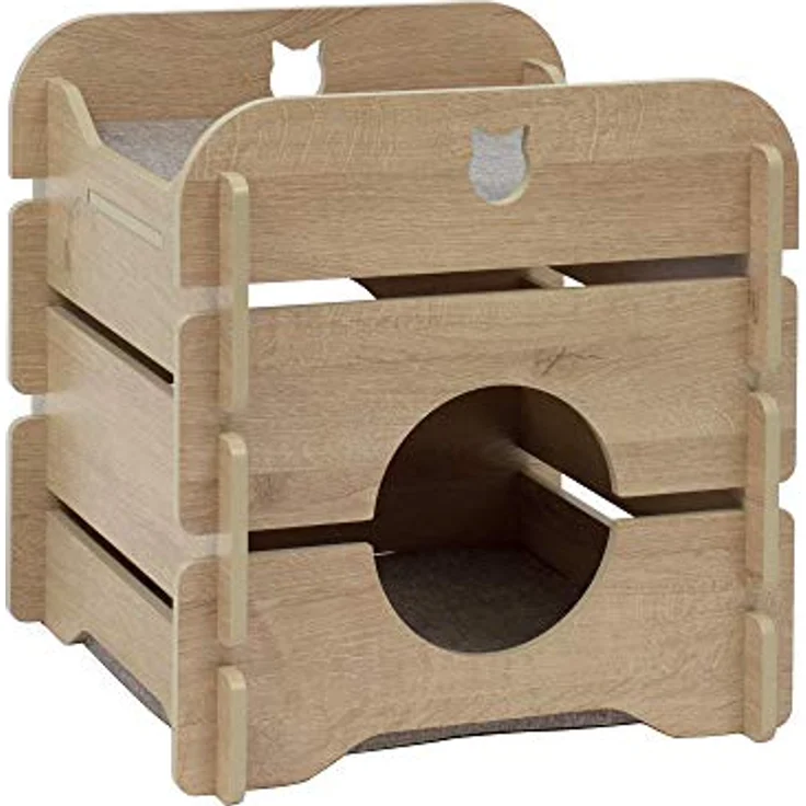Catit Vesper Katzenmöbel Cottage, Eiche – Bild 1