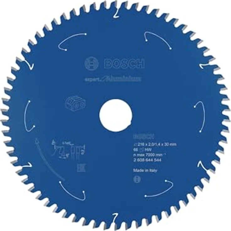 Bosch Professional Kreissägeblatt Expert for Aluminium (Aluminium, 216 x 30 x 2 mm, 66 Zähne, Zubehör Akku Kreissäge) – Bild 2