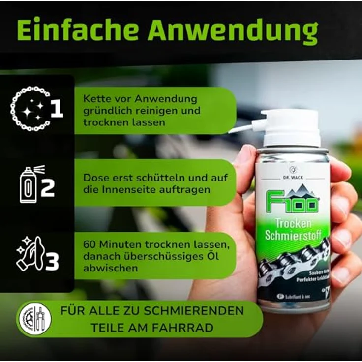 F100 Trocken Schmierstoff - 100 ml – Bild 3