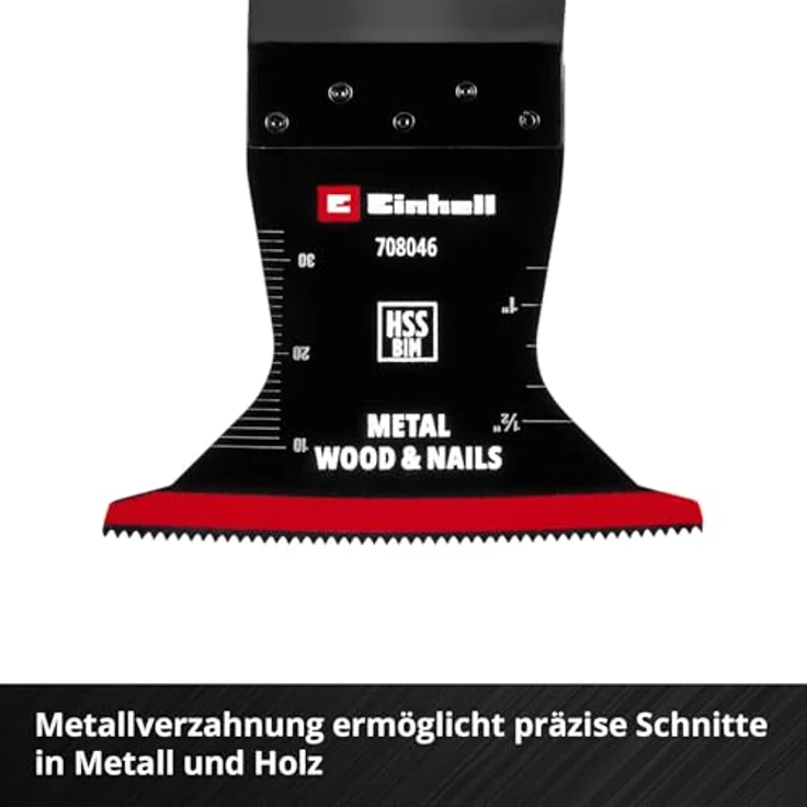 Einhell Tauchsägeblatt Bi-Metall 65 mm, für Metall- und Holzbearbeitung, PTFE-Finishing, 42 mm Eintauchtiefe, schnell wechselbar – Bild 3