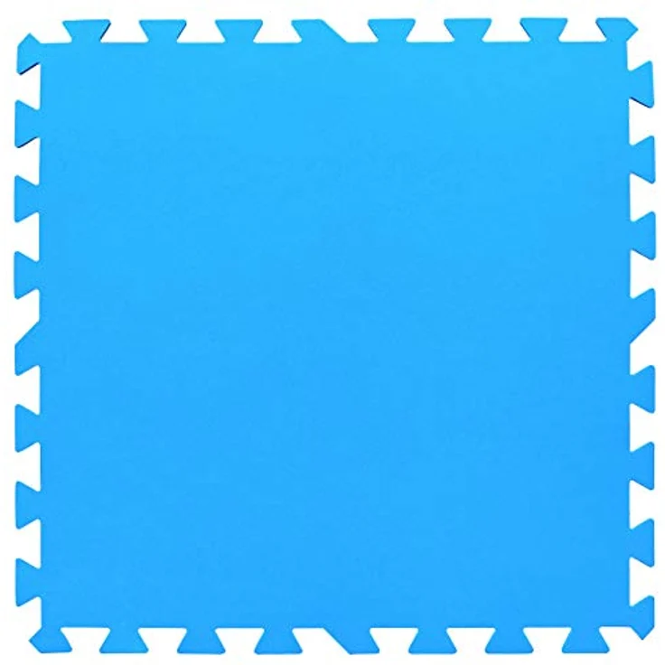 Bestway Flowclear Pool-Bodenschutzfliesen-Set, 8 Stück á 50 x 50 cm, blau – Bild 5