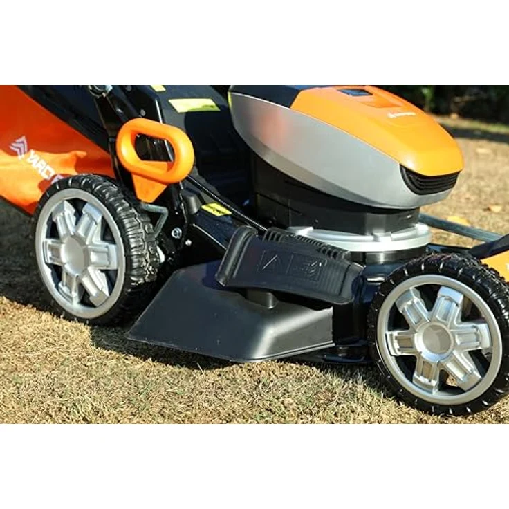 YARD FORCE Akku-Rasenmäher LM C46-EU, 46 cm Schnittbreite, 7-fach Schnitthöhenverstellung, inkl. Mulchfunktion und Fangkorb 55 l – Bild 6