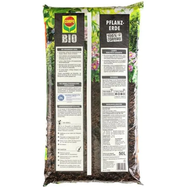 COMPO Bio Pflanzerde torffrei 50L – Bild 6
