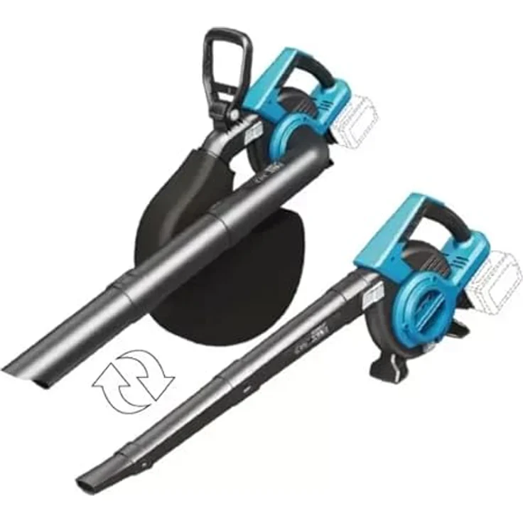 Dedra DED7194V, Laubsauger und Laubbläser, 2x18V Li-Ion, mit Sammelbeutel, SAS+ALL – Bild 3