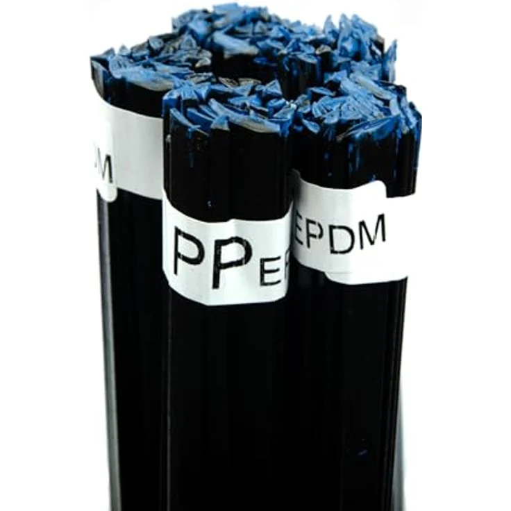 Rosfix Kunststoffschweißdraht PP/EPDM, 100g 42cm Schwarz, hohe Schmelztemperatur 260-330°C, für präzise Schweißarbeiten – Bild 1