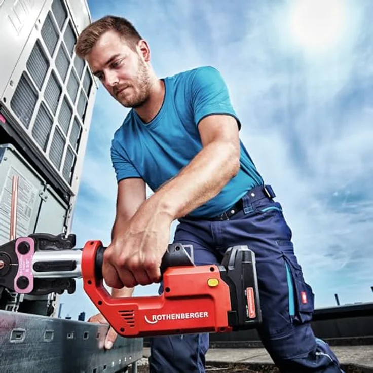 Andersen & Nielsen MaxiPro Press Zange 3/8", Compact >B<, flammfreie Verbindung für Kältetechnik, 135 mm – Bild 2