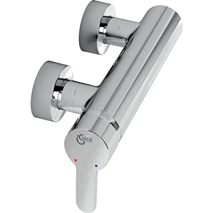 Ideal Standard B9924AA Connect Blue Brausearmatur Aufputz, mit Heißwassertemperaturbegrenzer und wassersparender CLICK-Kartusche