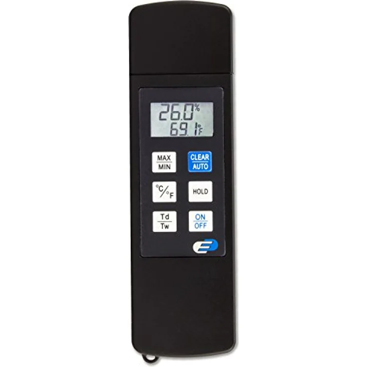 TFA Dostmann 31.1028 Dewpoint Pro digitales Profi-Thermo-Hygrometer, Temperatur- und Luftfeuchtigkeitskontrolle, ideal für professionelle Raumklimamessungen, L 50 x B 20 (50) x H 173 mm – Bild 2