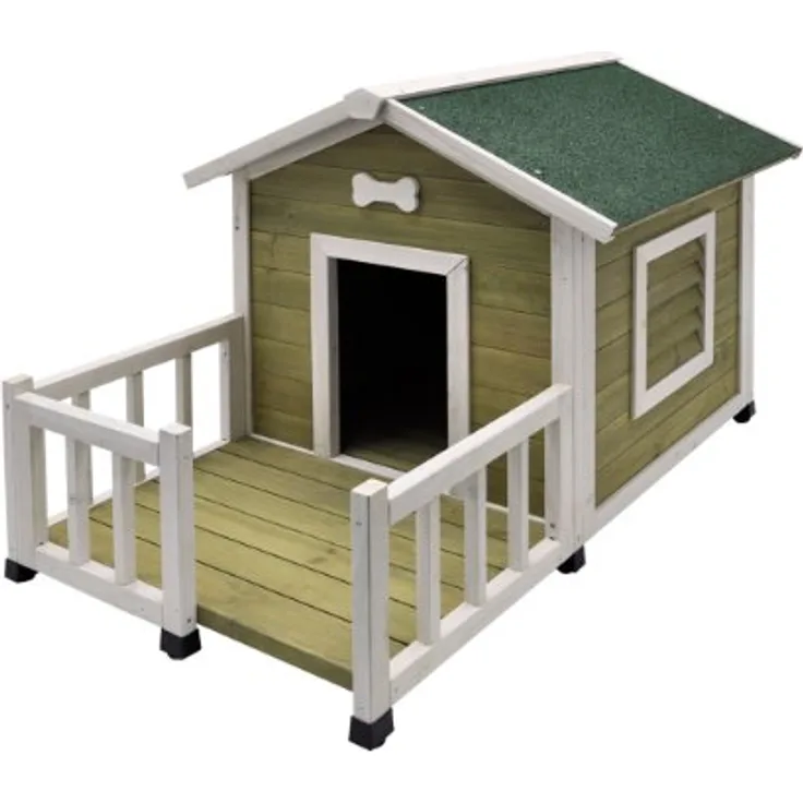 Hundehütte "TALAMONE JAVA" L x B x H: 115 x 76 x 74 cm