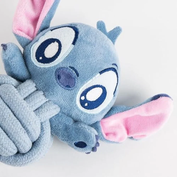 CERDÁ LIFE'S LITTLE MOMENTS Disney Hundespielzeug, robustes interaktives Seilspielzeug im Stitch-Design, ideal zum Beißen und Spielen – Bild 3