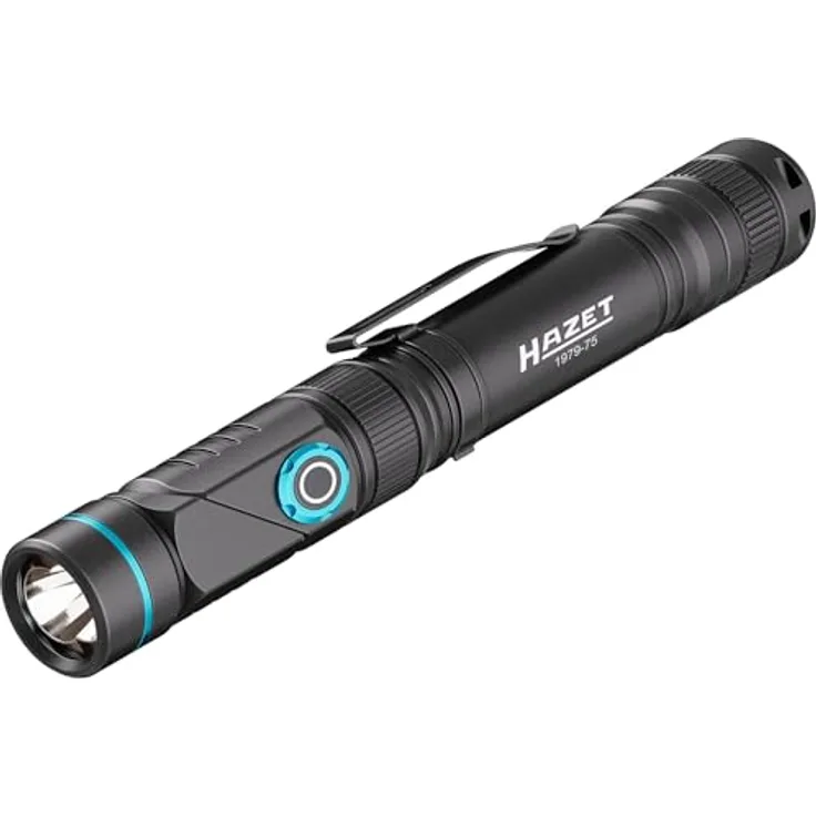 Hazet UV LED Taschenlampe, tragbare Taschenlampe mit UV-Lichtfunktion