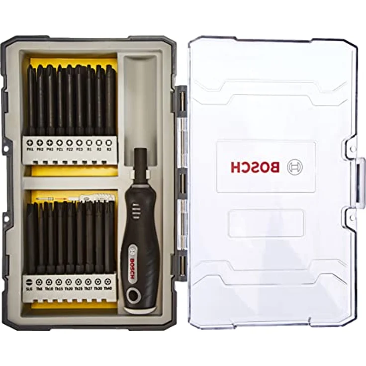 Bosch Professional 2607017320 Bit set - Extra lang - Schraubendreherset mit Handgriff 37-teilig – Bild 3