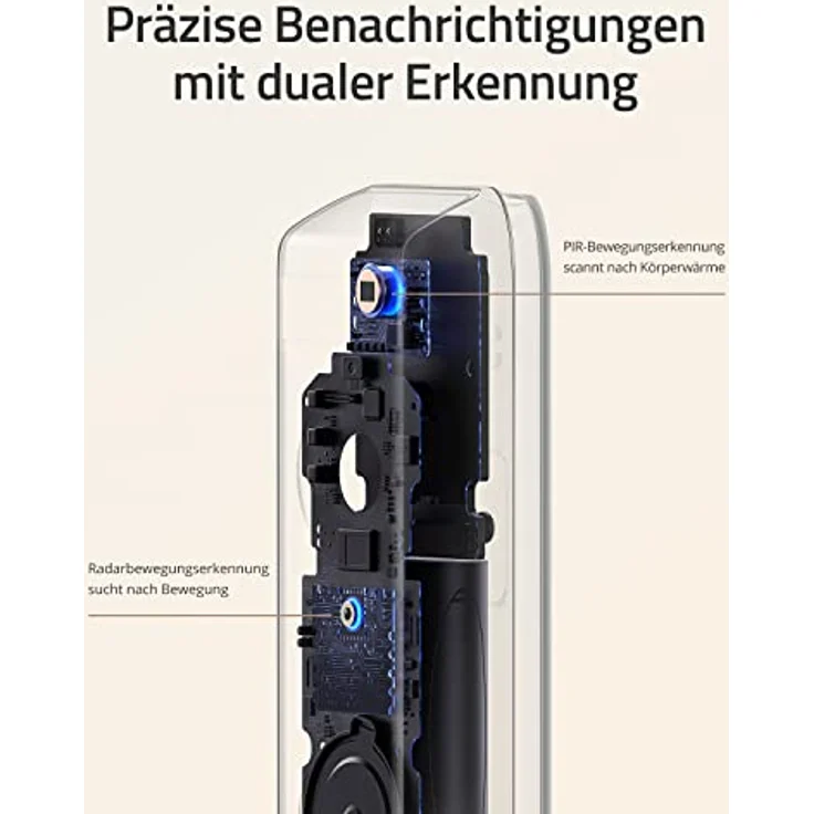 eufy Security Video Doorbell Dual Camera, Akkubetriebene Video Türklingel mit Kamera & Homebase, Bewegungssensor, Paketerkennung, 2K HD, Gebührenfrei, 16GB lokale Speicherung (Generalüberholt) – Bild 5