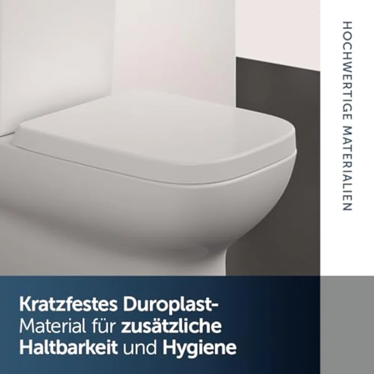 Ideal Standard WC-Sitz i.life S Wrapover, Duroplast in Weiß mit Schnellverschluss und Edelstahlscharniere – Bild 5