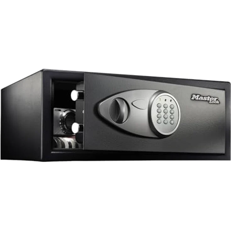 MASTER LOCK Möbeltresor [elektronischen Kombinationsschloss] [Large 22L] - X075ML - Laptopsafe, Schmucksafe und mehr – Bild 2