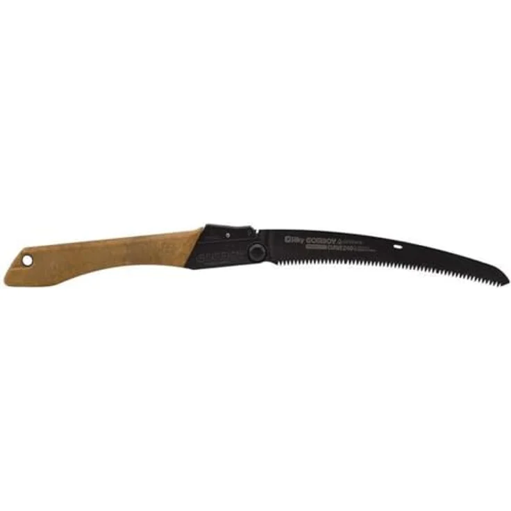 Silky Gomboy Curve Professional, Handsäge mit 240 mm gebogener Klinge, impulsgehärteten Zähnen, schwarzer Nickel-Zinn-Beschichtung und ergonomischem Griff – Bild 9