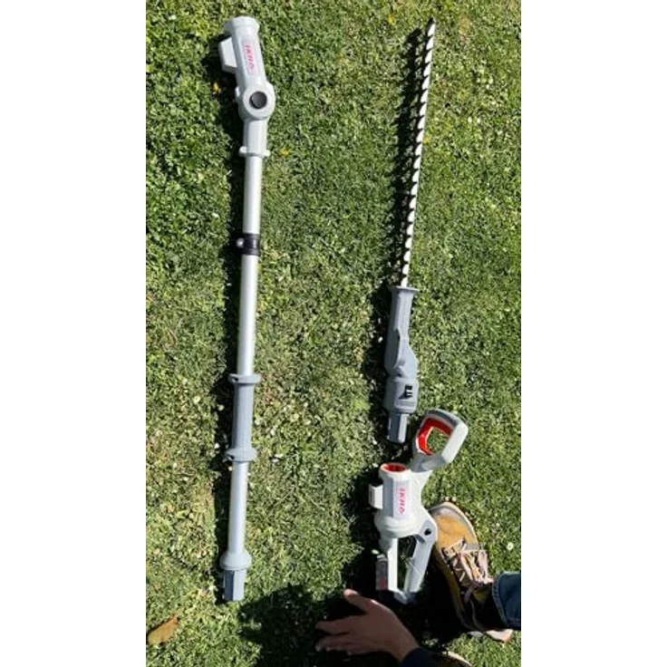 IKRA Akku Teleskop Heckenschere ICPH 2050, 20V, 50 cm Schnittlänge, teleskopierbar 105–210 cm, inkl. 2 Akkus & Schnelllader – Bild 29