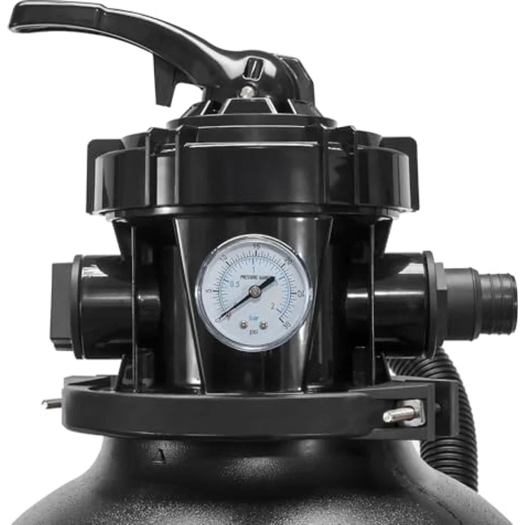 TROTEC Sandfilteranlage TSP 7900 E, Sandfilterpumpe mit 7900l/h Förderleistung für Schwimmbecken bis 25.000 l – Bild 7