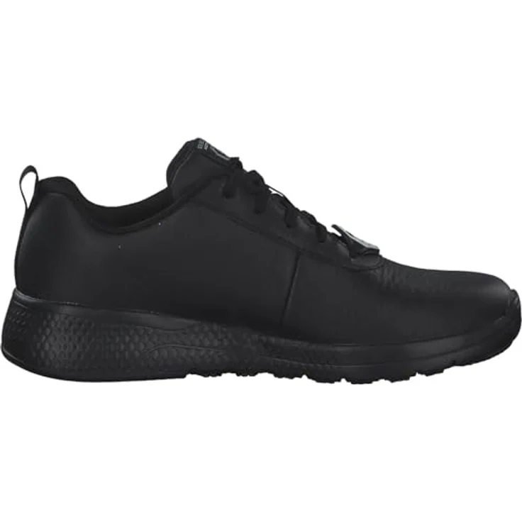 Skechers Marsing Gmina Sicherheitsschuh, rutschhemmender Damen Berufs-Sneaker im Oxford-Stil, schwarz mit Air Cooled Memory Foam – Bild 4