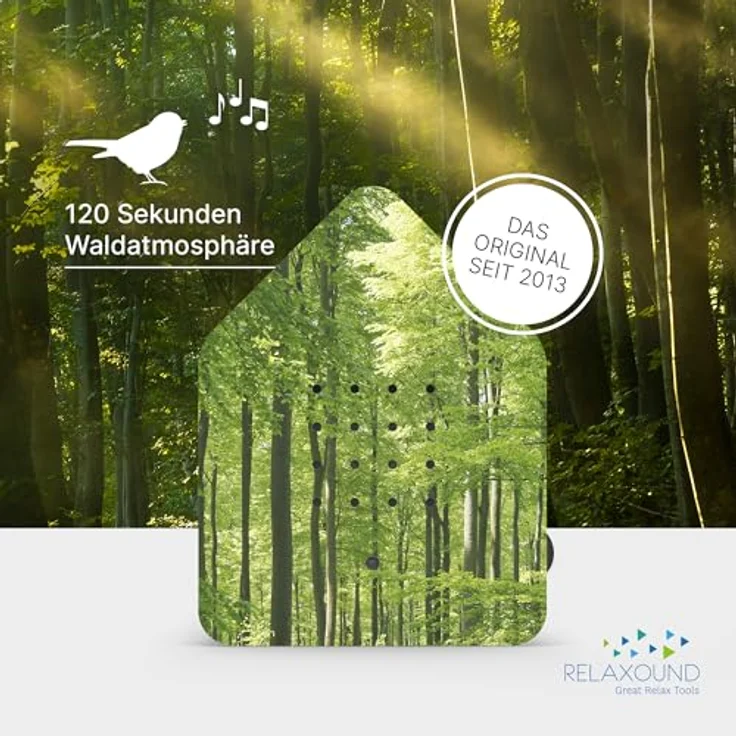 Zwitscherbox UV Print Wald grün – Bild 2