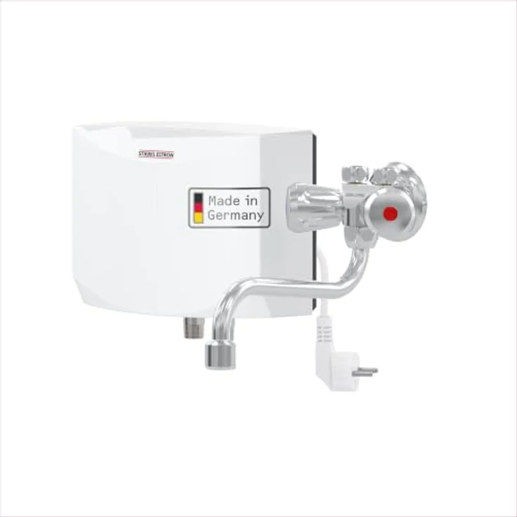 STIEBEL ELTRON DNM 3 Mini-Durchlauferhitzer mit MAW Wasserhahn, 3,5 kW, Stecker 230V, VDE geprüft, für Handwaschbecken, inkl. Spezial-Strahlregler – Bild 1