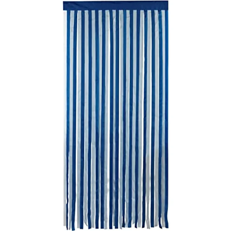 Türvorhang blau-weiß zuschneidbar – Bild 2