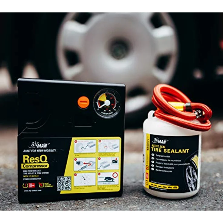 Airman, Kompressor, 71-051-011 ResQ Tech Integrated Tire Repair Kit Reifen-Pannen – Bild 4