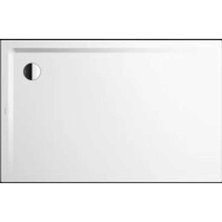 KALDEWEI SUPERPLAN 1859-2, Duschwanne mit Wannenträger, 100x120cm, barrierefreier Zugang, emaillierter Stahl, Made in Germany, 385948041001