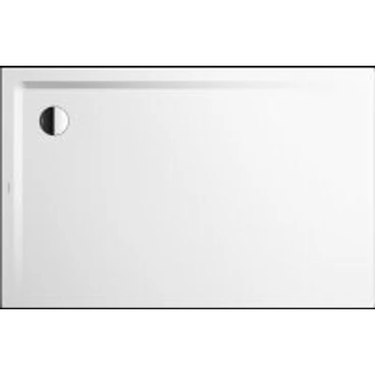 KALDEWEI SUPERPLAN 1859-2, Duschwanne mit Wannenträger, 100x120cm, barrierefreier Zugang, emaillierter Stahl, Made in Germany, 385948041001