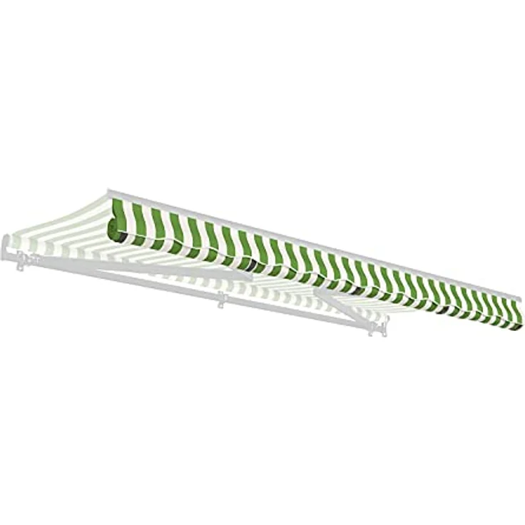 empasa Markisen Volant Markisenstoff Markisen-Zubehör Sonnenschutz Sichtschutz für Gelenkarmmarkisen 'Start' und 'Start Plus', verschiedene Farben & Breiten, UV-beständig und wasserabweisend, 175 cm Gesamtlänge - empasa – Bild 2
